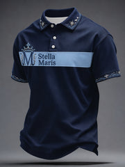 Men's Faith Lover Stella Maris Virgin Mary Printed Casual Tops