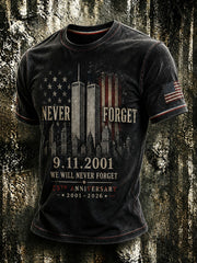 Men's 9.11 Never Forget Printed T-shirt