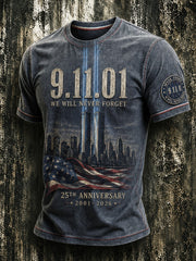 Men's 9.11 Never Forget Printed T-shirt