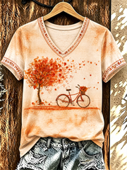 Women's FALL  short-sleeved T-shirt