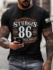 Men's Motorcycle Rally Printed T-shirt