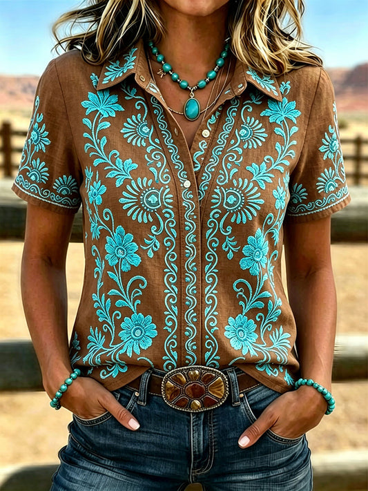 Women's Western Pattern Shirts