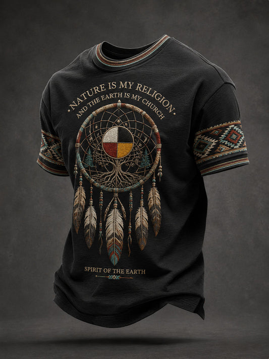 Men's Indigenous Art T-Shirt