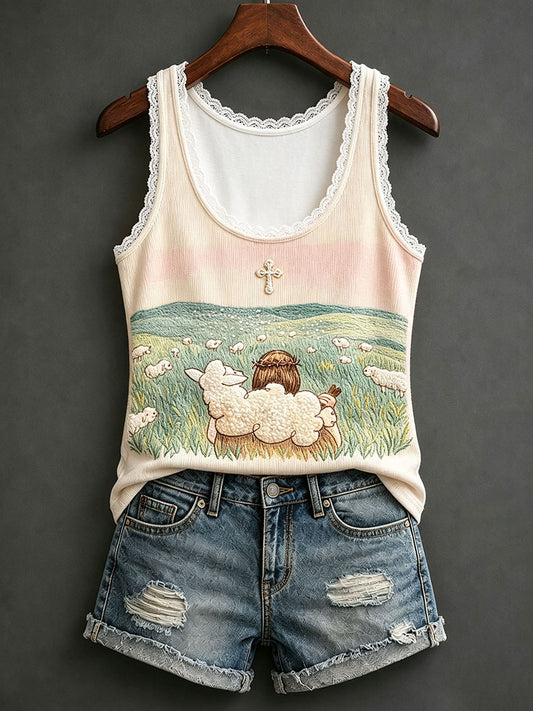 Women's Christian Lace Vests