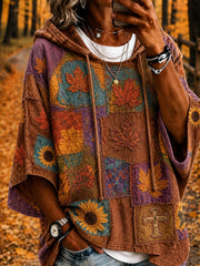 Women's Fall Is My Favorite Color Casual Loose Hoodie