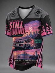 Men's Where Can I Go From Your Spirit V-neck T-shirt
