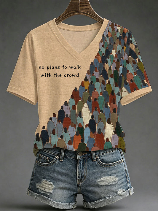 Women's Christian Print Casual T-Shirt