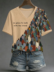 Women's Christian Print Casual T-Shirt
