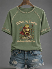 Women's 'Walking With The Lord' Casual T-Shirt