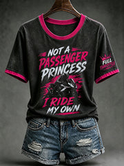 Women's Biker Rider Graphic T-Shirt
