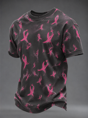 Men's Breast Cancer Short Sleeves T-shirt