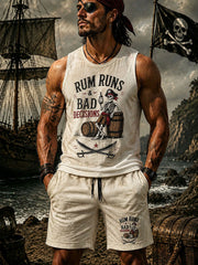 Men's "Rum Rums bad decisions" 2-Piece Sets