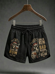 Women's "Runs On Rum, Bad Decisions, and Sea Air" Shorts