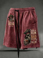 Men's "Runs On Rum, Bad Decisions, and Sea Air" Shorts