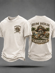 Men's "Rum Hour Is Every Hour" Fun Casual Unisex T-shirt
