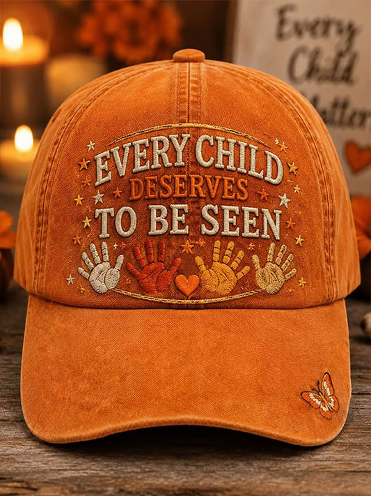 Every Child Matters Printed Casual Unisex Hat