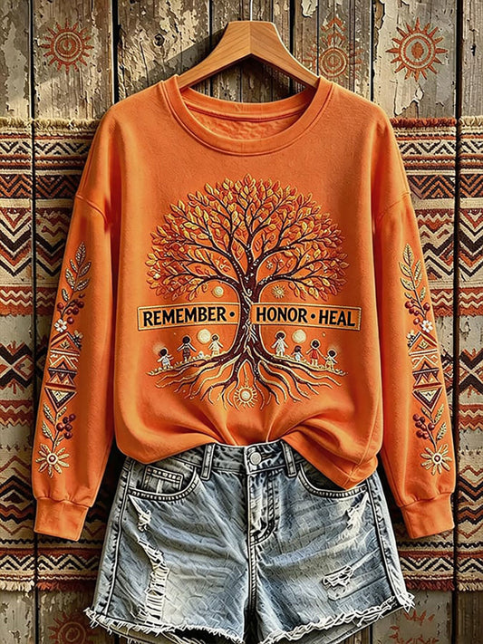 Women's Every Child Matters Print Casual Sweatshirt
