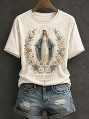 Women's Hail Mary Full Of Grace T-shirt