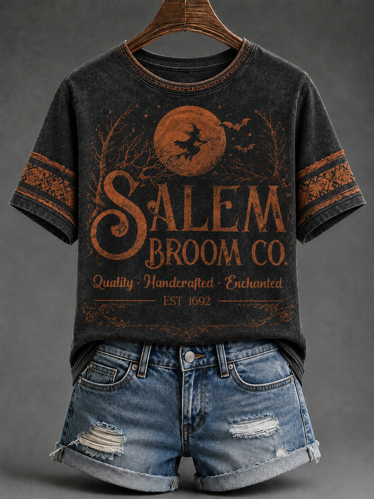 Women's Salem Broom Company Printed T-shirt