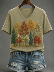 Women's Fall Short-sleeved T-shirt