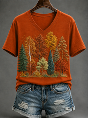 Women's Fall Short-sleeved T-shirt
