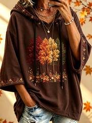 Women’s Fall Printed Hoodie