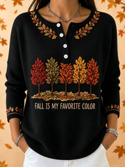 Women‘s Fall Is My Favorite Color long-sleeve cardigan