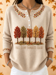 Women‘s Fall Is My Favorite Color long-sleeve cardigan