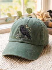 Goth Style Crow Unisex Hats