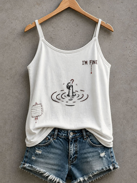 Women's I'm Fine Tank Top