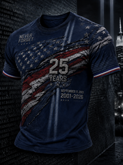Men's 9.11 Never Forget Printed T-shirt