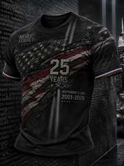 Men's 9.11 Never Forget Printed T-shirt