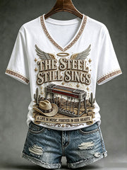 Women's The Steel Still Sings Short-sleeved T-shirt