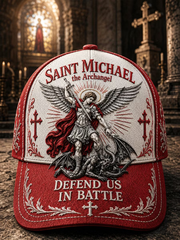Unisex Retro Saint Michael the Archangel Hat