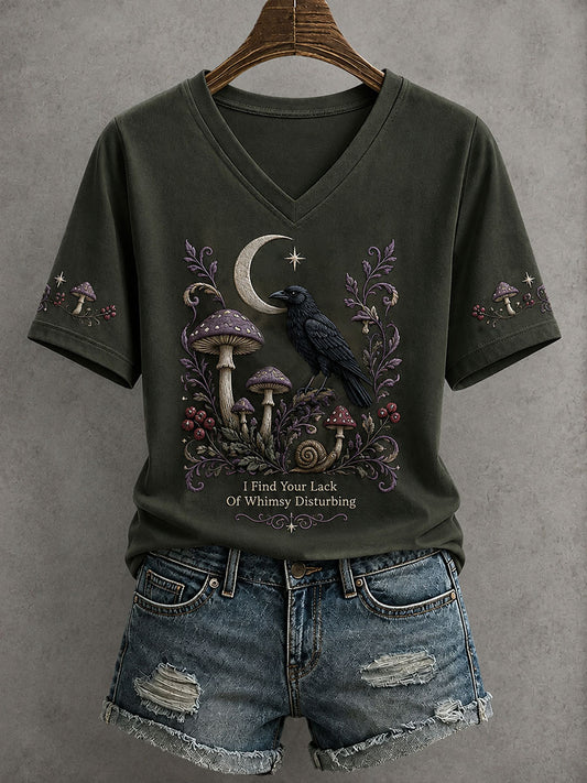 Women's  I Find Your Lack Of Whimsy Disturbing T-shirt