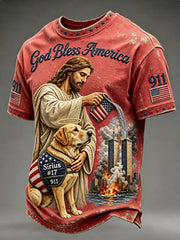 Men's God Bless America 911 t-shirt
