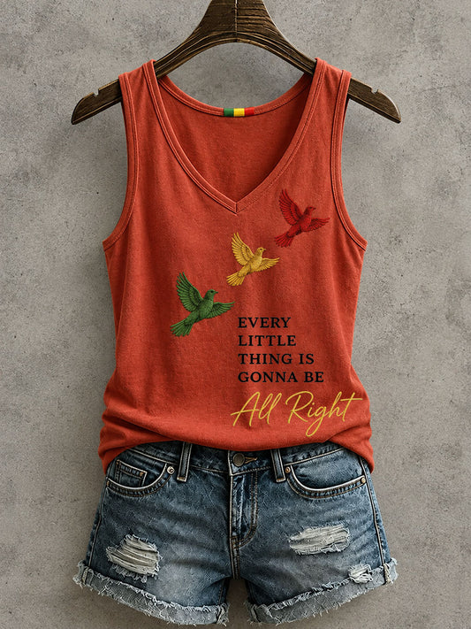Women's Every Little Thing Is Gonna Be All Right Tank Top
