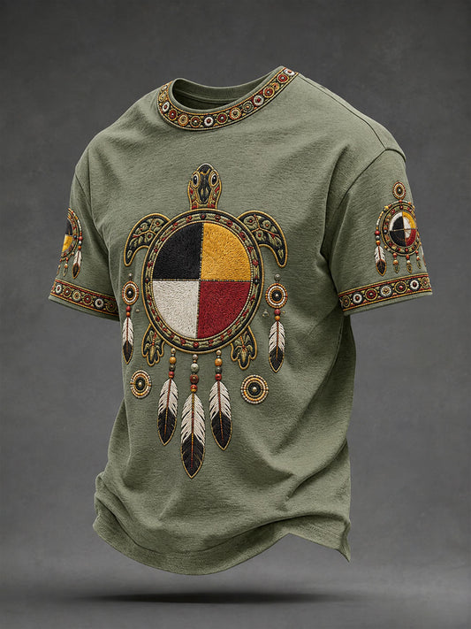 Men's Indigenous Art T-Shirt