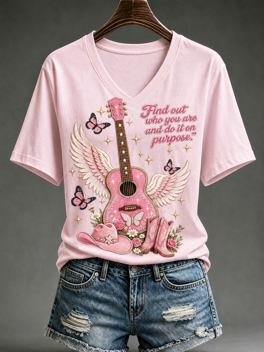 Women's Famous Singer Memorial Short-sleeved T-shirt