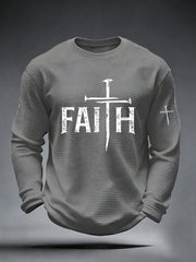 Men's Faith Cross Waffle Top