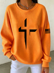 Women's Faith Cross Sweatshirt