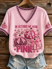 Women's In October we wear pink Short-Sleeve T-Shirt