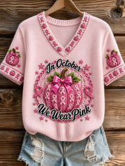 Women's In October we wear pink Short-Sleeve T-Shirt