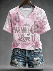 Women's Rip Country Music Lover Queen of Country Printed short-sleeved T-shirt