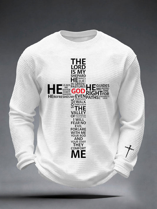 Men's Faith Cross Waffle Top