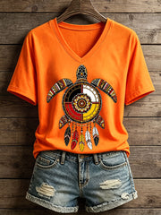 Women's Indigenous Art T-Shirt