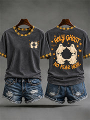 Women's "Holy Ghost No Fear Here" Faith Casual T-shirt