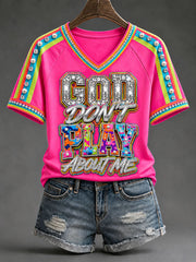 Women's Christian V-neck T-shirts