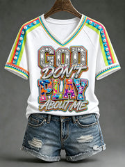 Women's Christian V-neck T-shirts