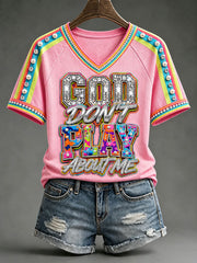 Women's Christian V-neck T-shirts